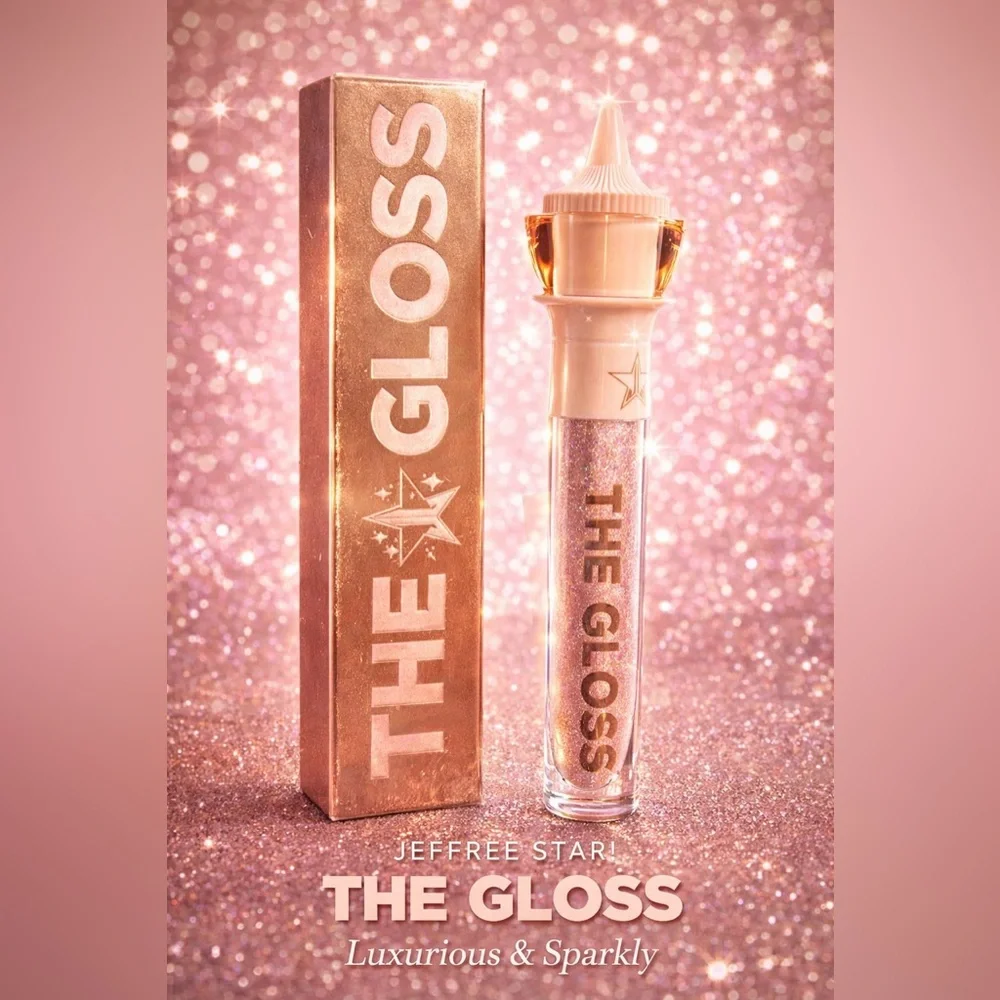 Jeffree Star The Gloss - Luxurious & Sparkly - beaded glass discontinued color